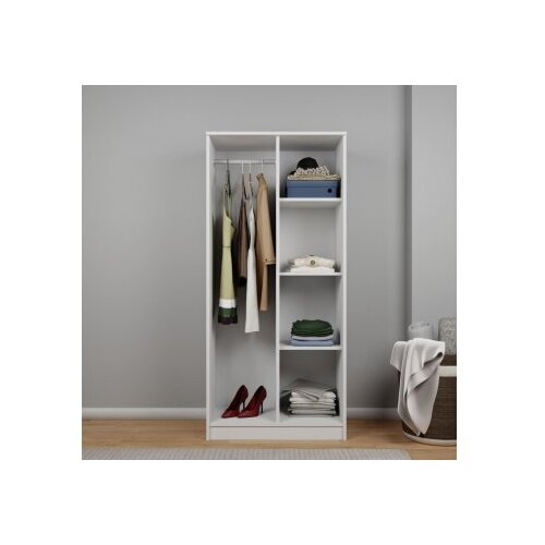 Hanah home Ormar Kardelen 1600-100, 80x180x51.8 cm, Bijela Slike