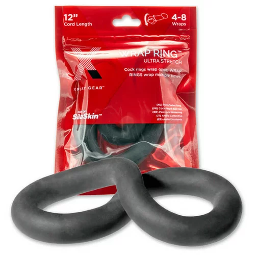 PerfectFIT Ultra Wrap 12 - debeli obroček za penis - črn (30 cm)