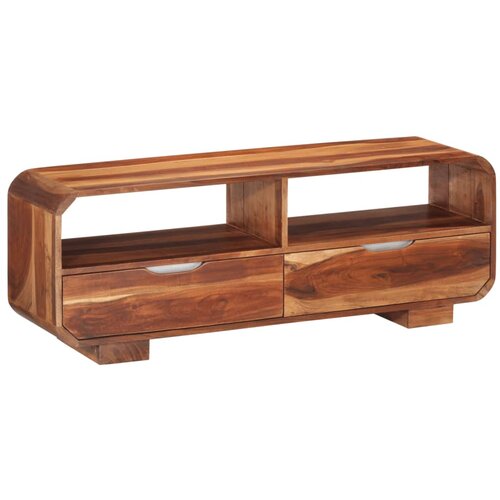 VidaXL TV omarica 110x30x40 cm trden akacijev les Slike