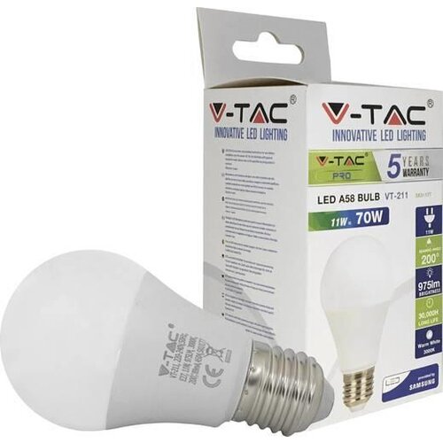 V-tac LED 11W E27 975LM 2700K VTAC, (617191) Cene
