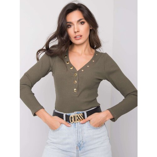 Och Bella Blouse-TW-BZ-OB006.59-khaki Cijene
