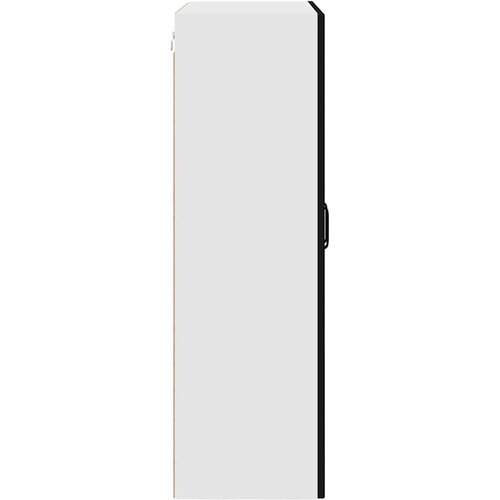  Zidni stakleni ormarić Crna 80 x 31 x 100 cm Konstruirano drvo Slike