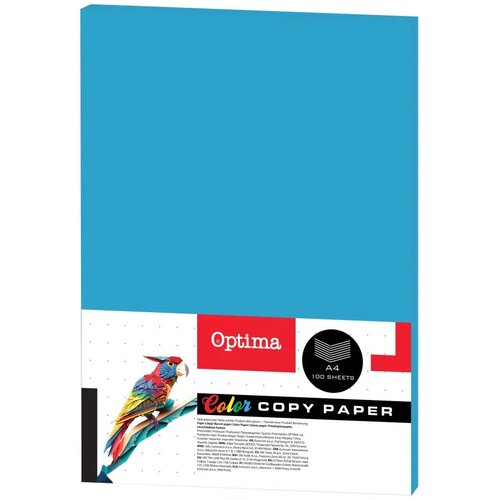  Papir barvni a4 80g intenziv 1/100 OPTIMA - MODER-TURKIZ Cene