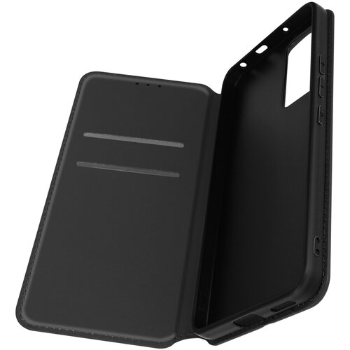 AVIZAR Ovitek Xiaomi 12 Lite z magnetnim preklopom, držalom za kartico in video držalom - crn, (20640342) Cene