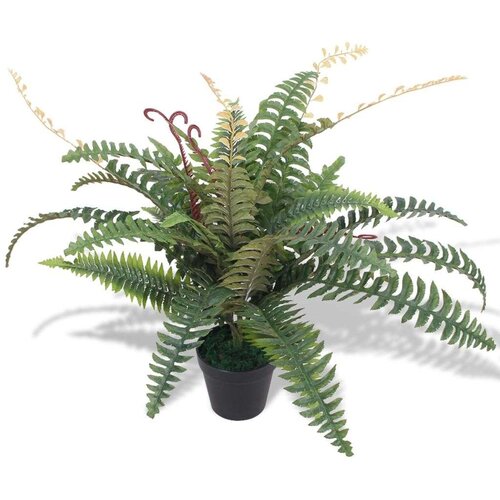 vidaXL Umetna rastlina praprot v loncu 60 cm zelene barve Cene