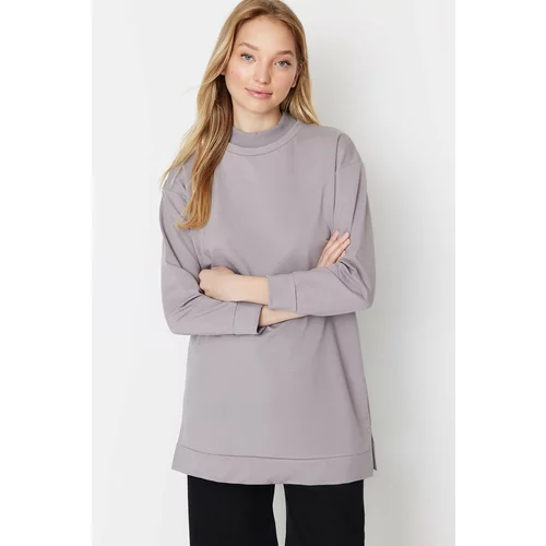 Trendyol Sweatshirt - Gray - Regular fit