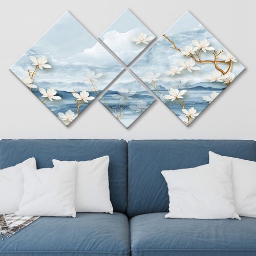 Wallity slika 4MDF1572198562, 60x115 cm, 4 dela Cene