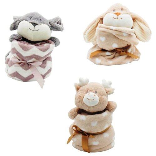 DEXY CO Set plišana igračka jednorog i ćebe Sweet dreams baby roze Slike