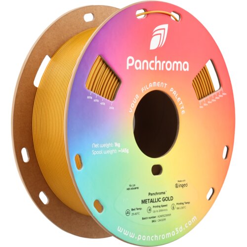 Polymaker Panchroma&amp;trade; PLA Metallic Gold - 1,75 mm / 1000 g Slike