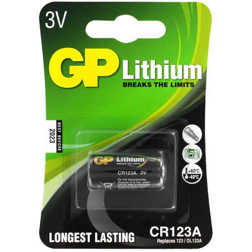 Gp litijumska baterija CR123A Slike