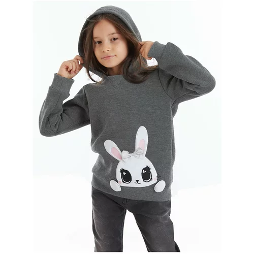 Denokids Cute Bunny Girl Sweatshirt