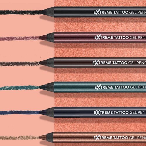 Flormar Extreme Tattoo Gel Penci vodootporna gel olovka za oči nijansa 03 Deep Green 1,2 g Slike
