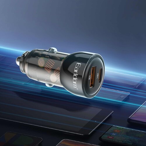  AUTO PUNJAC ES-CC31 USB+PD 30W CRNI EARLDOM Slike