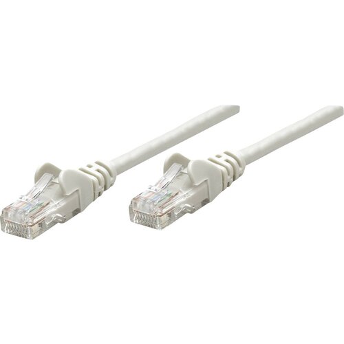 Intellinet 736138 RJ45 omrežni kabel\, Patch kabel CAT 6 S/FTP 3.00 m siva pozlačeni konektorji 1 kos, (20419290) Cene