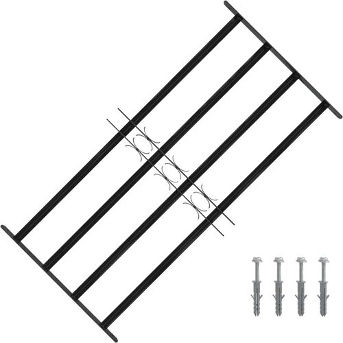  Re&scaron;etka za prozor Crna 115 x 60 cm Čelik s prahom premazan Cijene