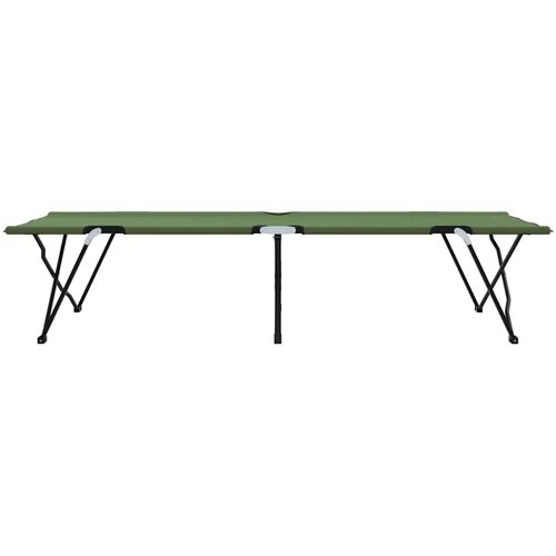  Sklopivi kamperski krevet Zelena 206 x 76 x 74 cm Slike