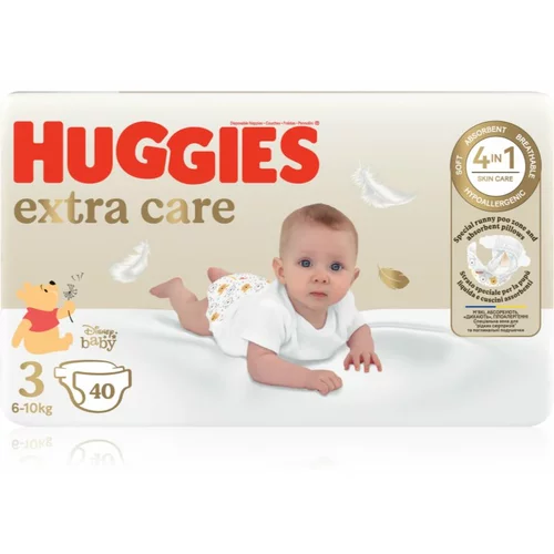 Huggies Extra Care Size 3 plenice za enkratno uporabo 6-10 kg 40 kos