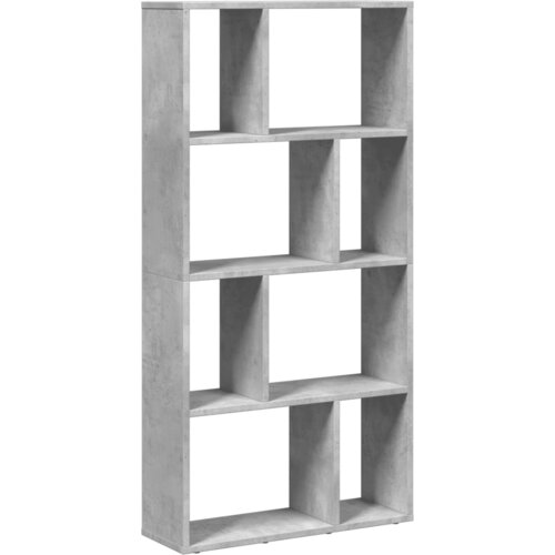 Maison Chic Knjižna omara - Knjižni regal betonsko siva 60x20x120 cm inženirski les, (21725134) Slike