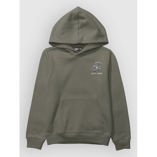 Salty Crew Surf Shark Kids Pulover s kapuco dusty olive Cene