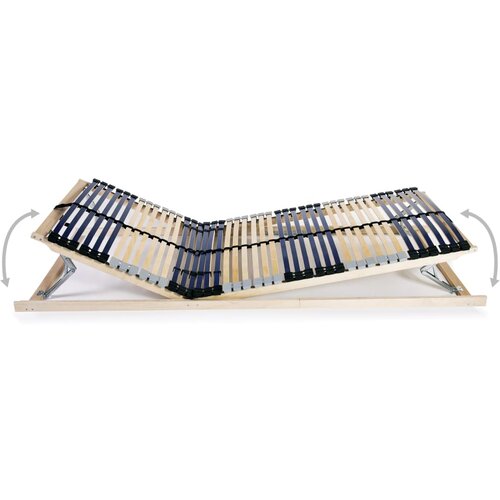  Podnice za krevet 2 kom s 42 letvice i 7 zona 70 x 200 cm Slike