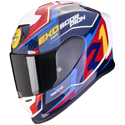 Scorpion Kaciga za motor EXO-R1 EVO AIR COUP, Plavo-crveno-žuta Slike