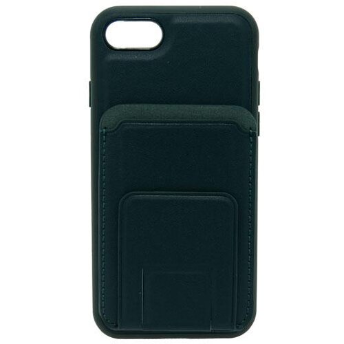  Maska za telefon LEATHER MAGSAFE WALLET za Iphone 8, Zelena Cene