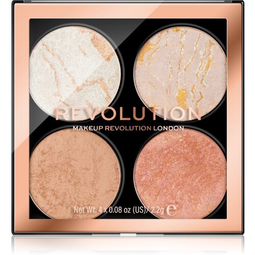 Revolution Cheek Kit paletka visoko pigmentiranih osvetljevalcev in bronzerjev 8,8 g odtenek Take A Breather Cene