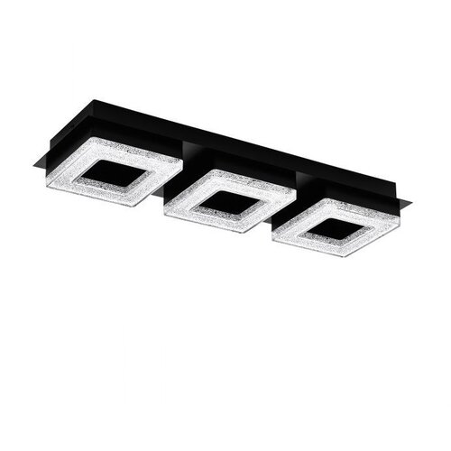 Eglo fradelo 1 zidna/stropna/3, led, 3x4w, 3x400lm, crna/čelik/kristal Cijene