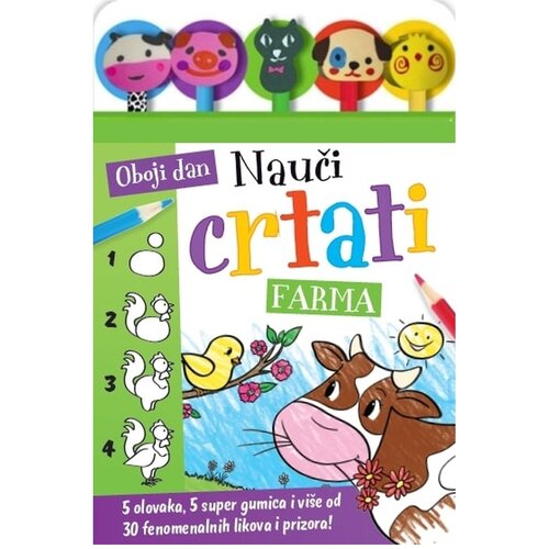 NAŠA DJECA Nauči crtati - Farma 07301-4 Cijene