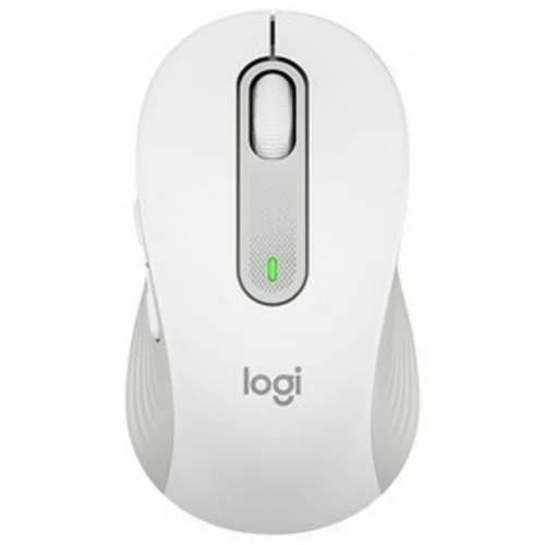 Logitech M650 brezžična optična bela miška
