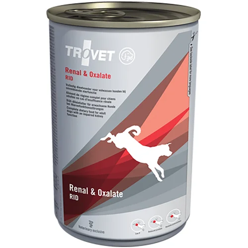 Trovet Renal & Oxalate RID piščanec & losos - 6 x 400 g