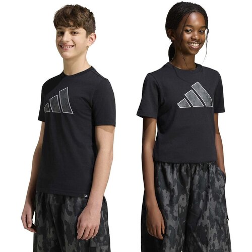 Adidas Majice &amp;amp; Polo majice J Camo T Črna Slike