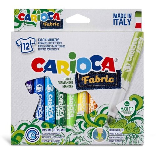 Carioca Flomasteri za tekstil u setu 12 kom - Cijene
