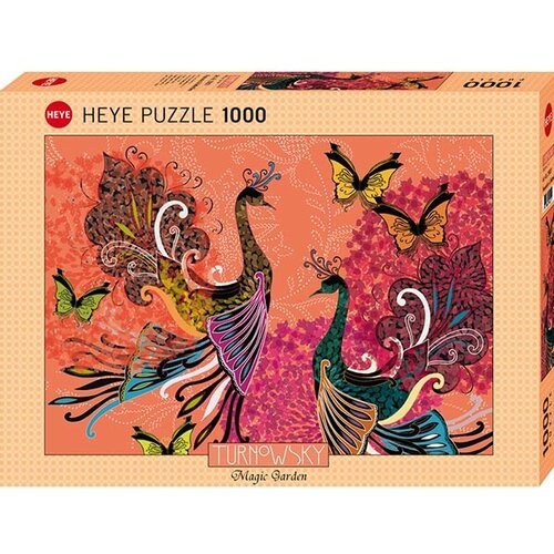 Heye puzzle 1000 delova Turnowsky Peacocks& Butterflies 29821 Slike