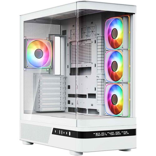 Modecom Volcano Volcano AQ200 ARGB Midi White Slike