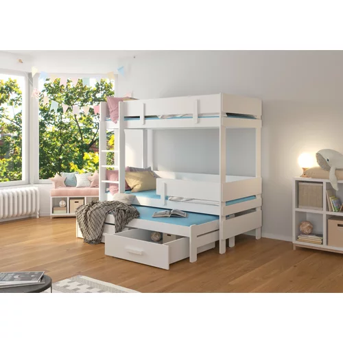 ADRK Furniture krevet na kat Etapo 80x180 cm s dodatnim ležajem