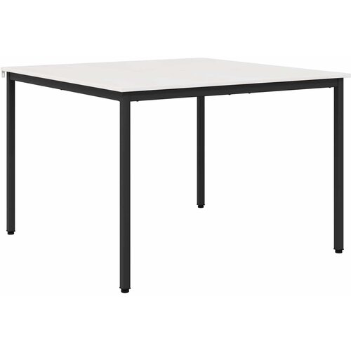  Stol za objedovanje Bijelo 110 x 110 x 75 cm Čvrsto borovo drvo Slike