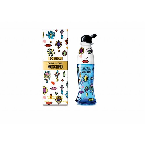 Moschino SO REAL EAU DE TOILETTE NATURAL SPRAY 100 ML 6U32 Slike