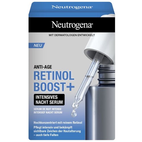 Neutrogena Retinol Boost Intense Night Serum nočni serum za obraz proti gubam 30 ml za ženske Cene