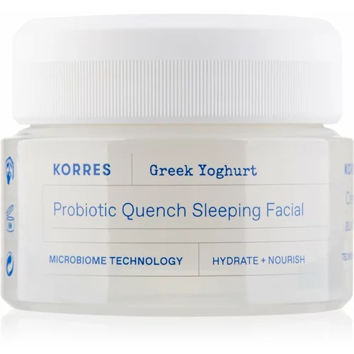 Korres Greek Yoghurt hranilna nočna krema s probiotiki 40 ml