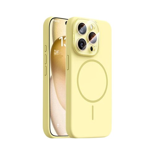  divi maska za mobilni telefon apple iphone 15 pro max, žuta Cene