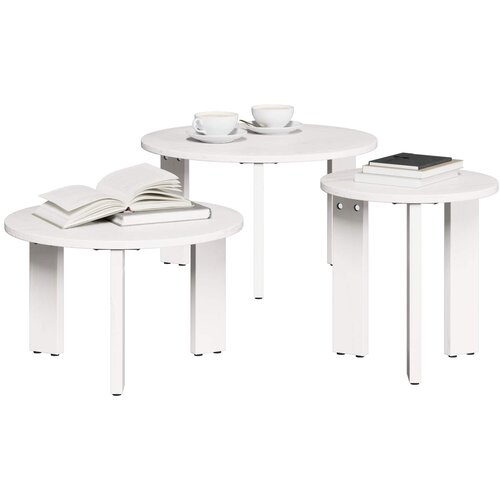  Kava Stol 3 pcs Masivna borovina Slike