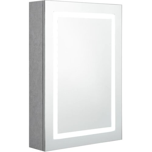 Maison Chic LED Kopalni&scaron;ka omarica - Kopalni&scaron;ki kabinet z ogledalom betonsko siva 50x13x70 cm, (21794881) Cene