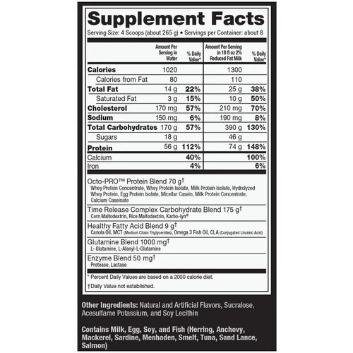 Ultimate Nutrition muscle juice revolution &amp;ndash; protein za povećanje mi&amp;scaron;ićne mase - vanila 2.12kg Slike