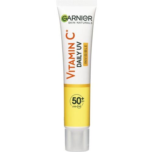 Garnier Skin Naturals Vitamin C Daily UV Invisible dnevna krema za obraz za vse tipe kože 40 ml za ženske Slike