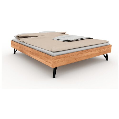 The Beds Zakonska postelja iz bukovega lesa 140x200 cm Golo - The Beds Slike