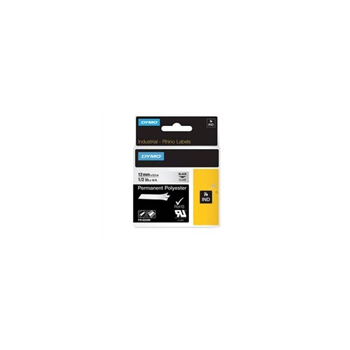 Dymo Traka Rhino Polyester 622289, 12 mm / 5.5 m (crna/prozirna), original Cijene
