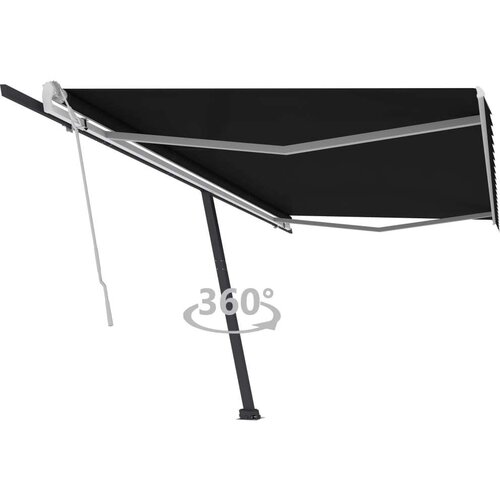  Samostojeća tenda na ručno uvlačenje 500 x 300 cm antracit Slike
