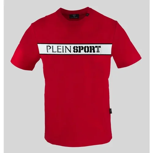 Philipp Plein Sport Majice s kratkimi rokavi - tips405 Rdeča