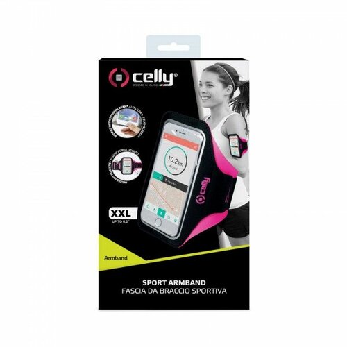 Celly sportska futrola armband za mobilni telefon u pink boji Slike